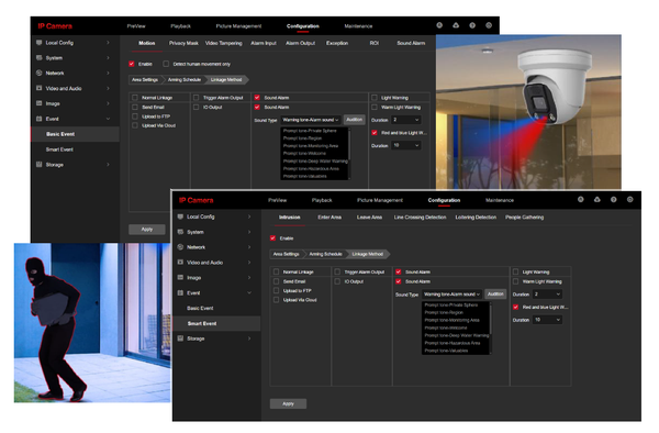 NFC5D3S - Camera IP 5MP chống nhiễu chủ động