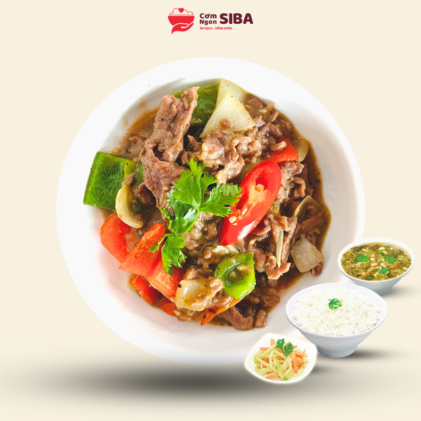 [MT] - CƠM BÒ XÀO DƯA