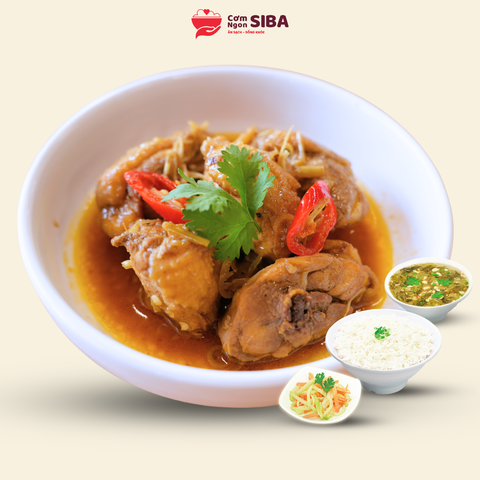 [MT] CƠM GÀ KHO GỪNG SẢ