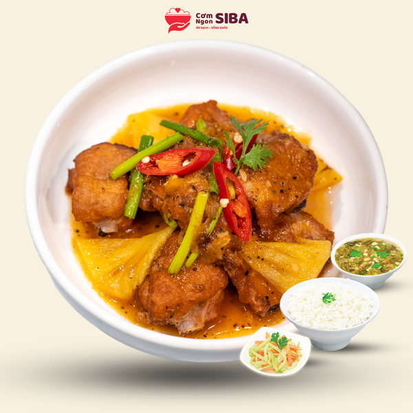 Cơm Sườn Rim Thơm _MB