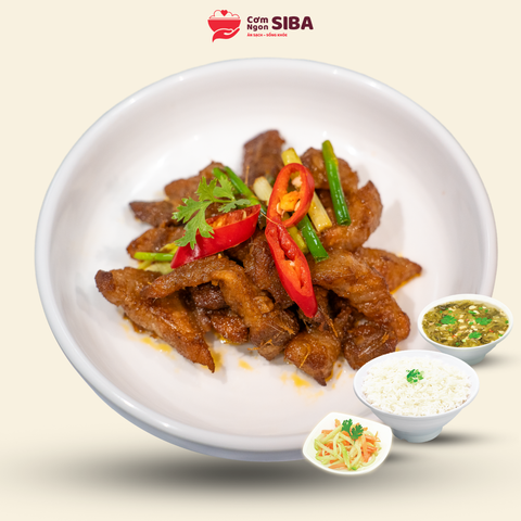 Cơm Thịt Rang Mắm Tép_MB