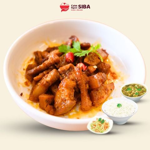 Cơm Thịt Rang Mắm Tép MN
