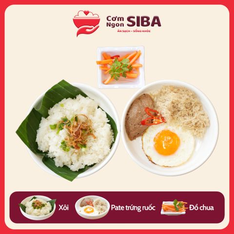 Xôi Pate Trứng Ruốc