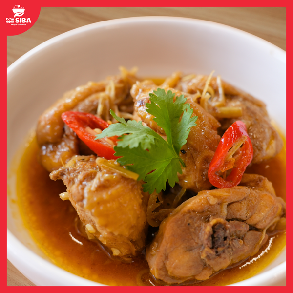 Cơm Gà Ta Kho Xả Ớt