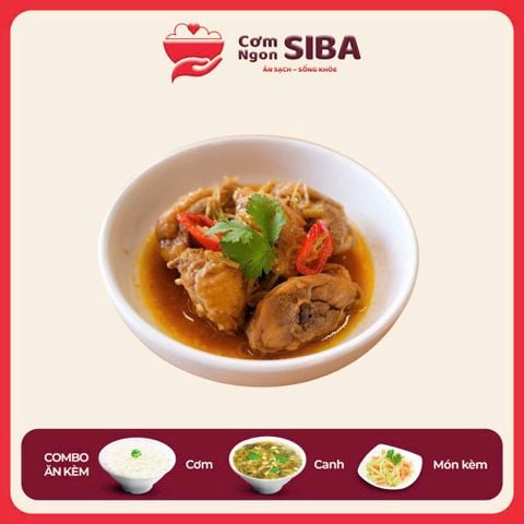 Cơm Gà Ta Kho Xả Ớt