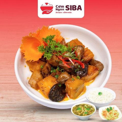 Cơm Bí Đỏ Kho Nấm Chay_MN