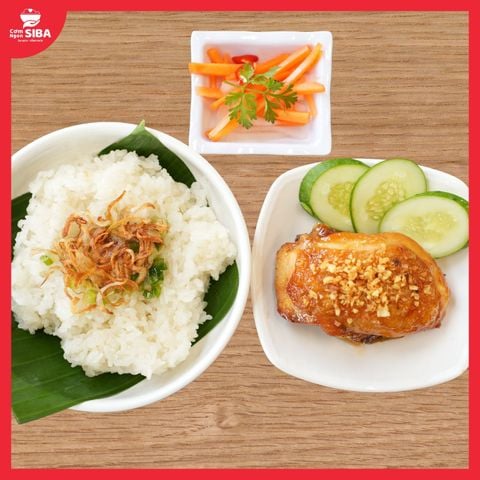 Xôi Gà Chiên Mắm Tỏi MN