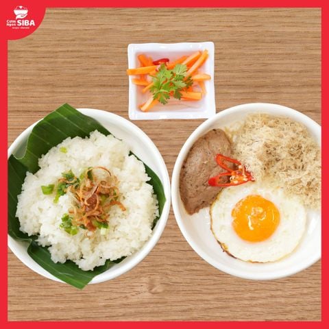 Xôi Pate Trứng Ruốc