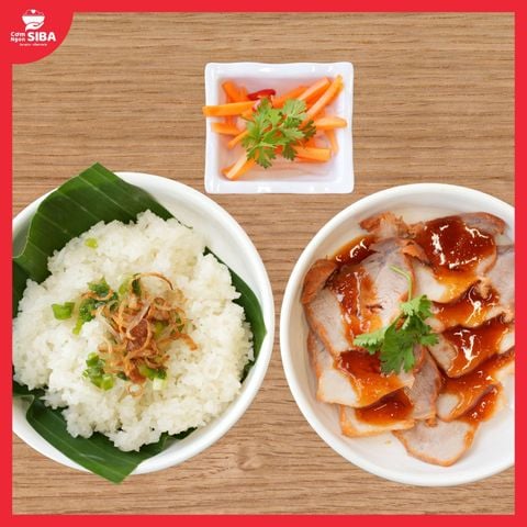 Xôi Thịt Xá Xíu