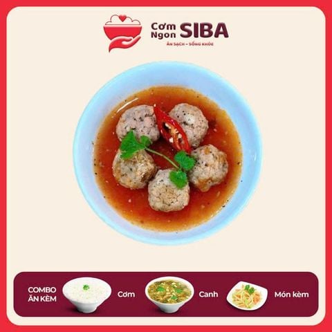 [MT] - CƠM THỊT VIÊN SỐT CÀ CHUA