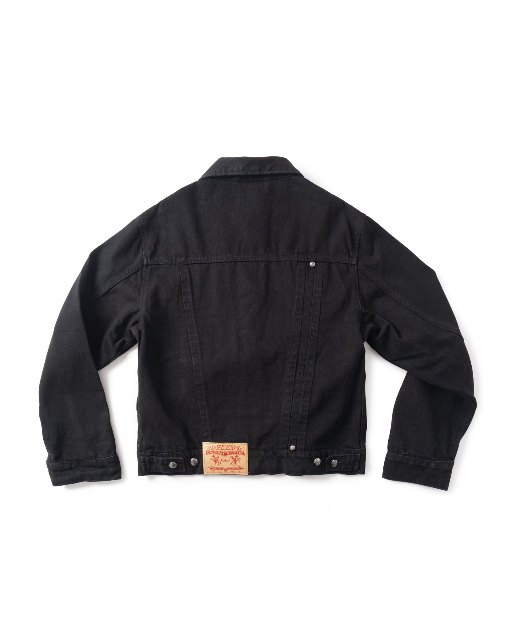 超希少　完売品　短丈　BACYKISM black denim jacket BCK BLANK DENIM JACKET (BLACK) – Bacykism