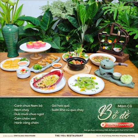 Mâm cỗ Bồ Đề