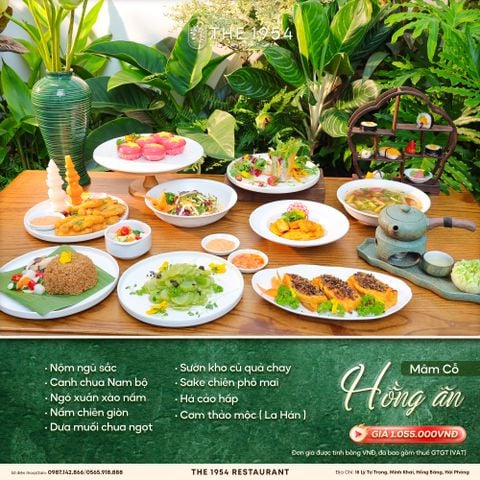 Mâm cỗ Hồng Ân