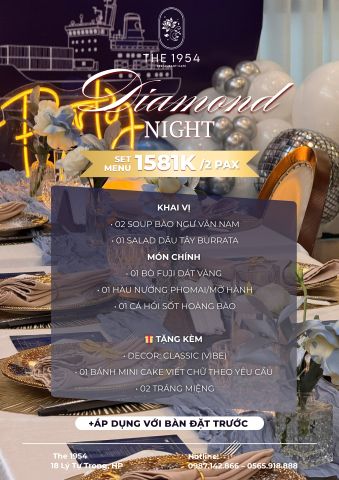 Set Diamond Night (2 người)