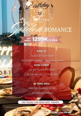 Set Golden Romance (2 người)