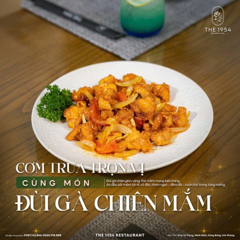Đùi gà chiên mắm
