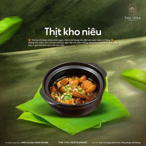 Thịt kho niêu