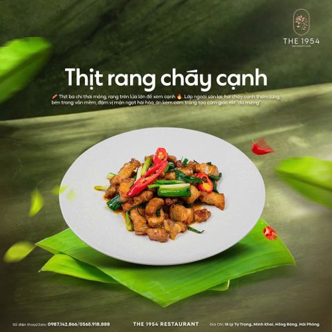 Thịt rang cháy cạnh