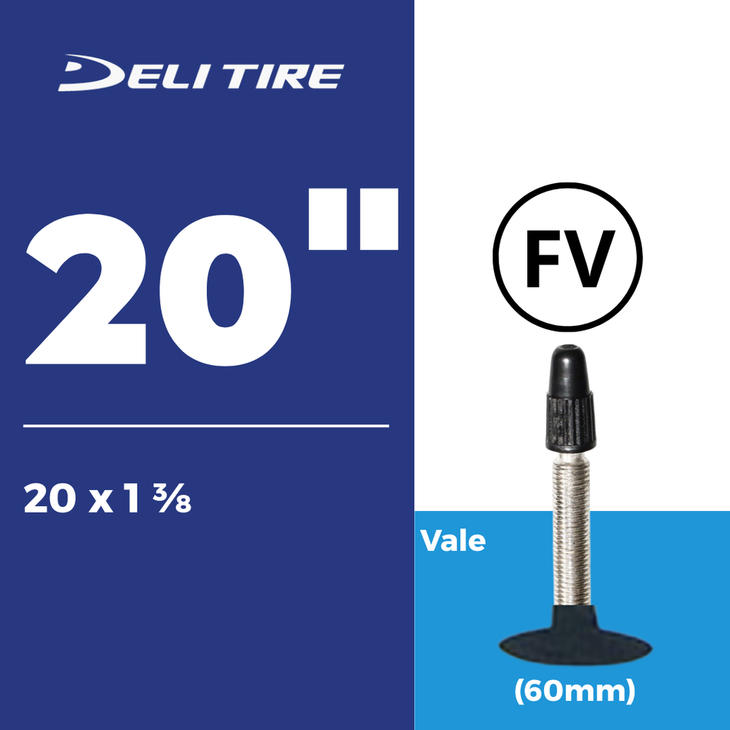 Ruột Deli Tire 20 x 1-3/8 FV60mm
