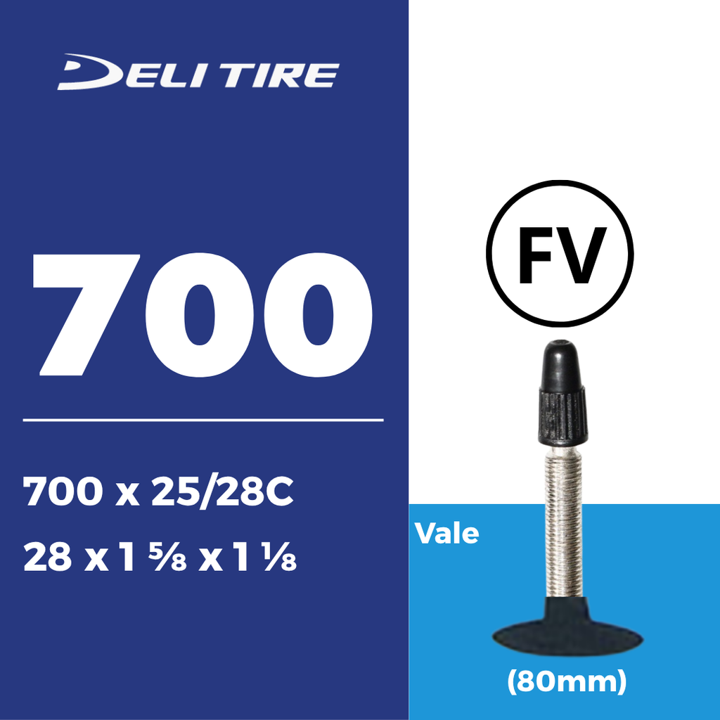 Ruột Deli Tire 700 x25/28 FV80mm