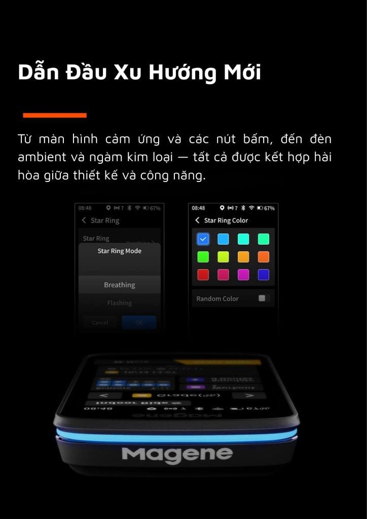 Đồng Hồ GPS Xe Đạp Magene C706