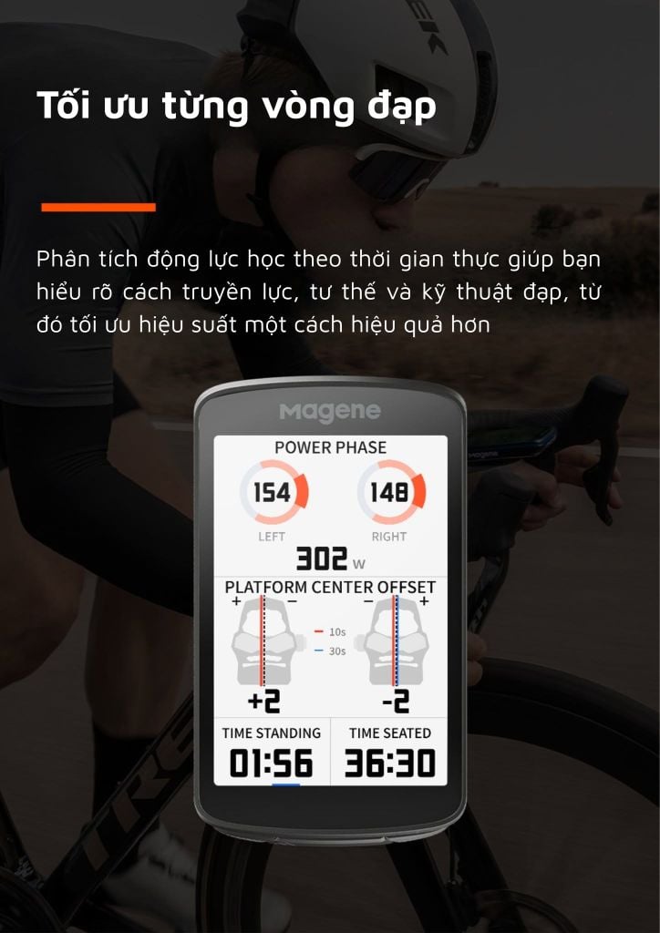 Đồng Hồ GPS Xe Đạp Magene C706