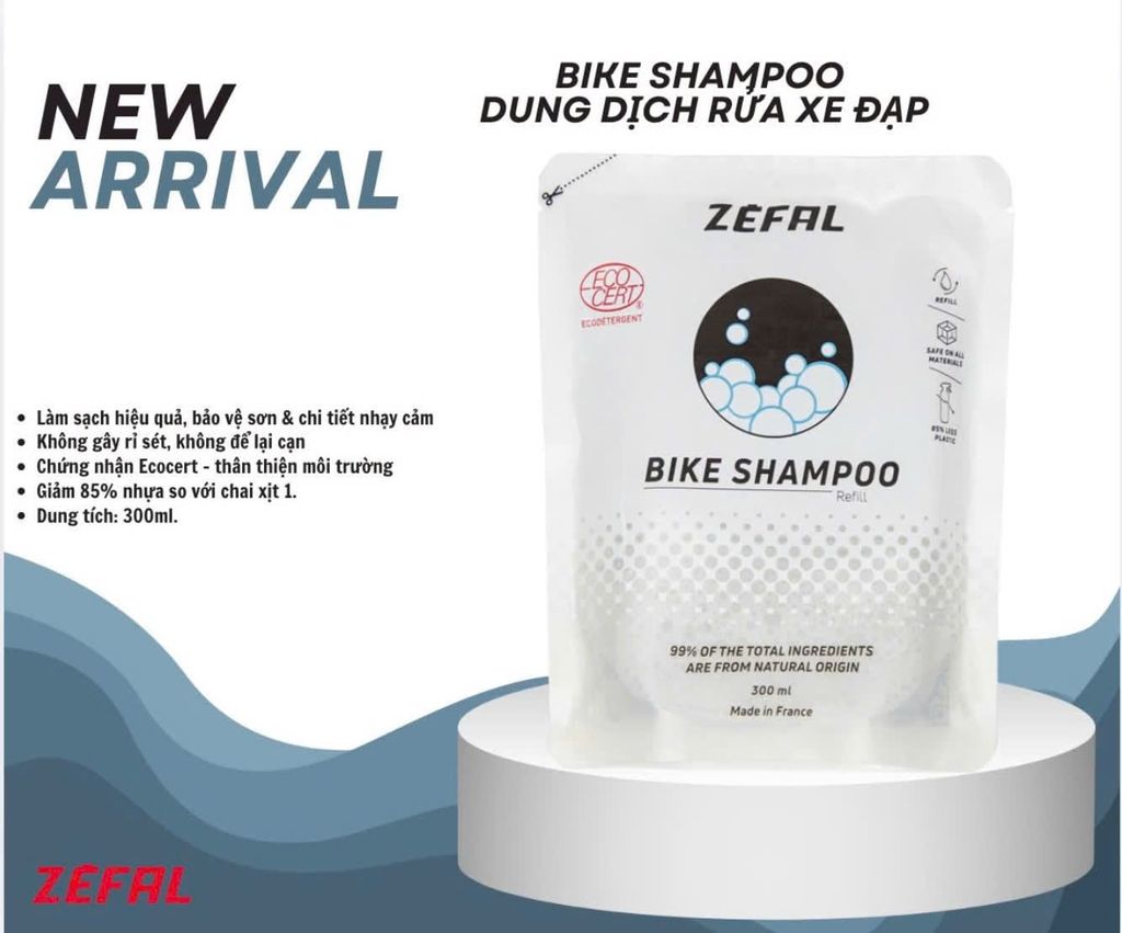 Bộ Dung Dịch Rửa Xe Cô Đặc Zefal - Bike Shampoo