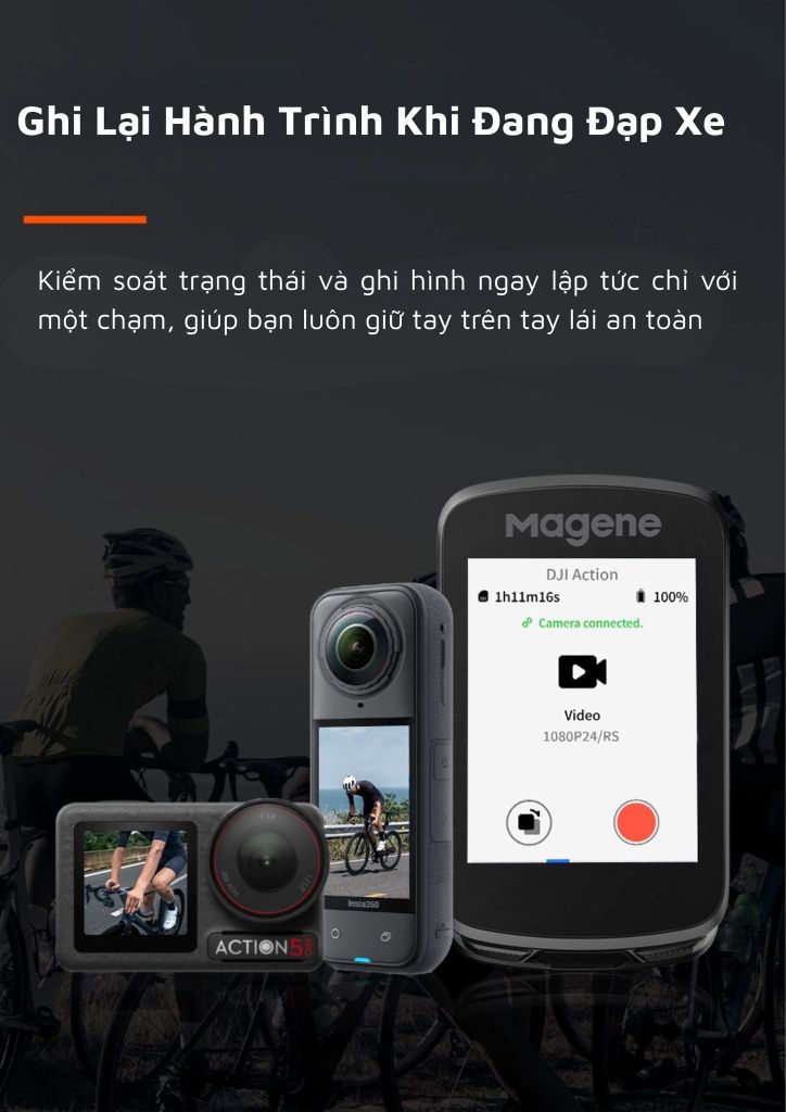 Đồng Hồ GPS Xe Đạp Magene C606 V2