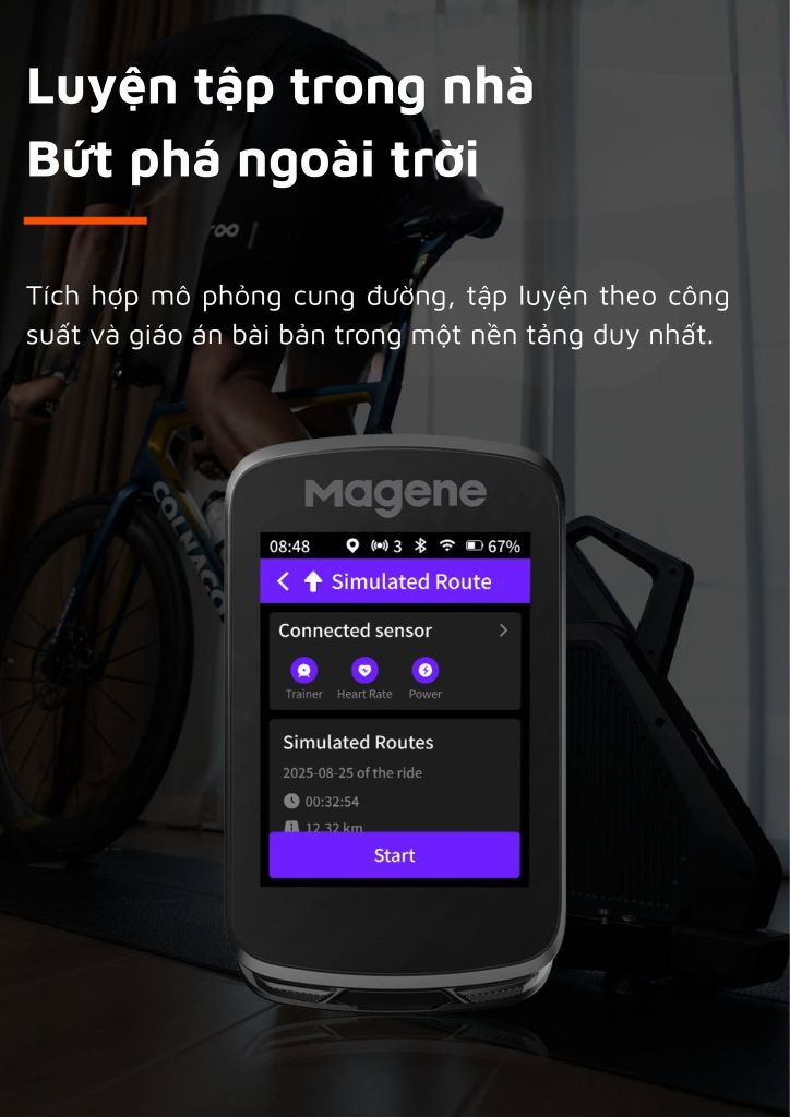 Đồng Hồ GPS Xe Đạp Magene C606 V2