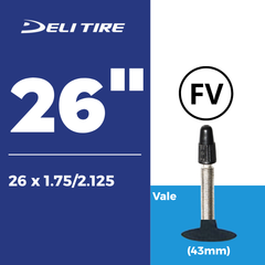 Ruột Deli Tire 26 x 1.75/2.125 FV43mm