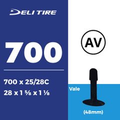 Ruột Deli Tire 700 x 25/28C AV48mm