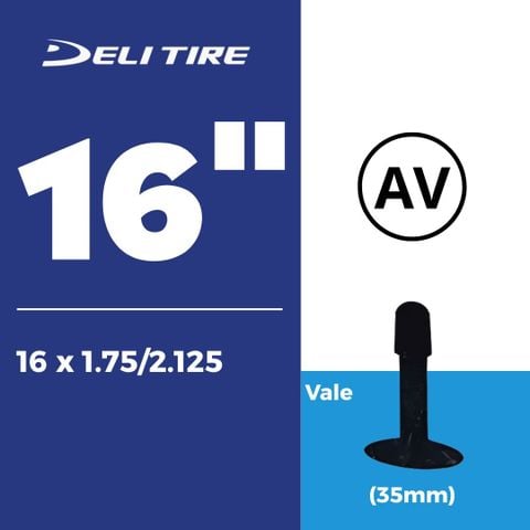 Ruột Deli Tire 16 x 1.75/2.125 AV