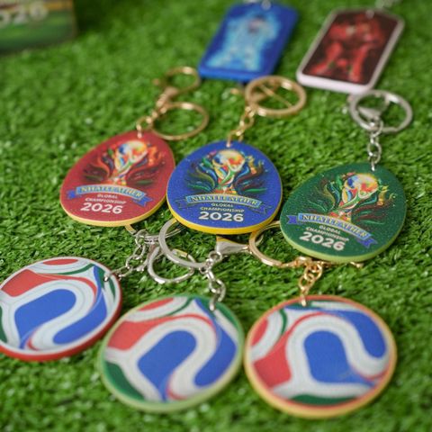 Móc khoá da - Crafted for Champions