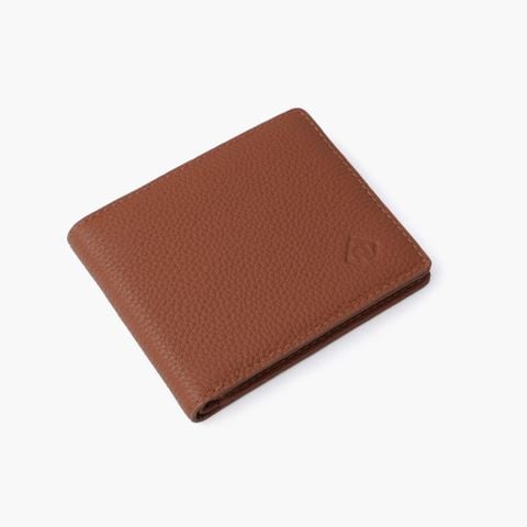 [OUTLET] Ví da cầm tay nam NHATLEATHER - Ví da gập đôi nhỏ gọn - Ví có ngăn đựng tiền xu - HAT025
