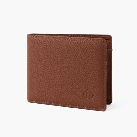 [OUTLET] Ví da cầm tay nam NHATLEATHER - Ví da gập đôi nhỏ gọn - Ví có ngăn đựng tiền xu - HAT025