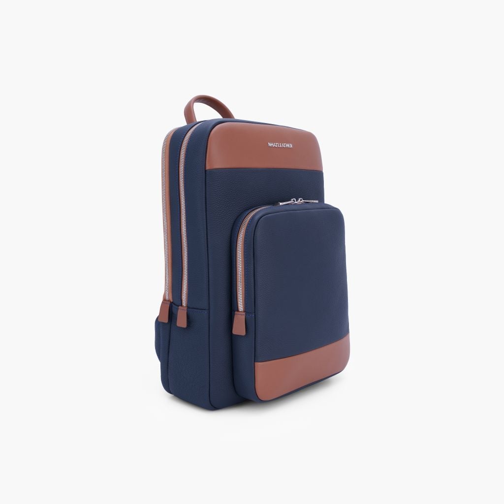 Balo da công sở NHATLEATHER - Balo da bò Togo form cứng - NCB-013
