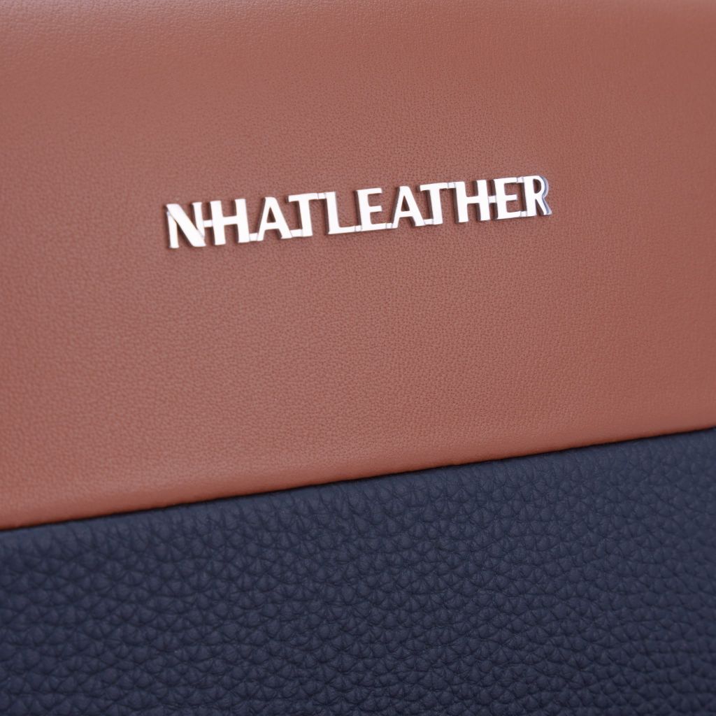 Balo da công sở NHATLEATHER - Balo da bò Togo form cứng - NCB-013