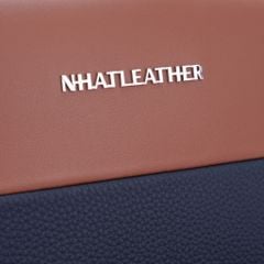 Balo da công sở NHATLEATHER - Balo da bò Togo form cứng - NCB-013