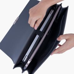 CẶP DA KHÓA SỐ BẢO MẬT - CẶP DOANH NHÂN - CẶP ĐỰNG TÀI LIỆU FORM CỨNG NCC-024
