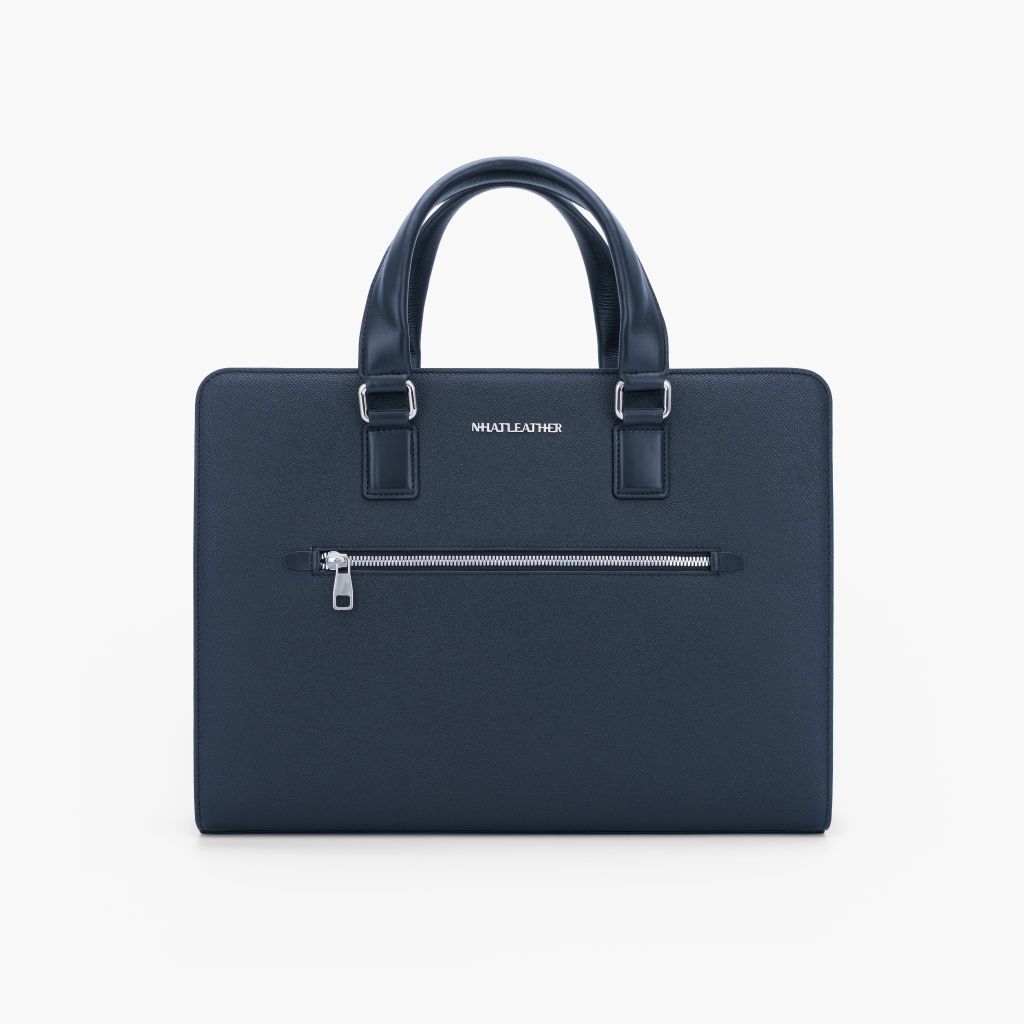 Cặp da tài liệu doanh nhân - Cặp da công sở NHATLEATHER - Cặp khoá số bảo mật form cứng - NCC-025