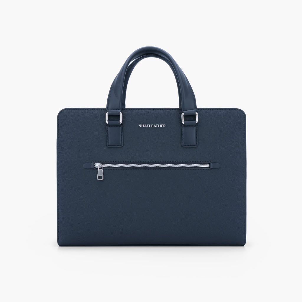 Cặp da tài liệu doanh nhân - Cặp da công sở NHATLEATHER - Cặp khoá số bảo mật form cứng - NCC-025