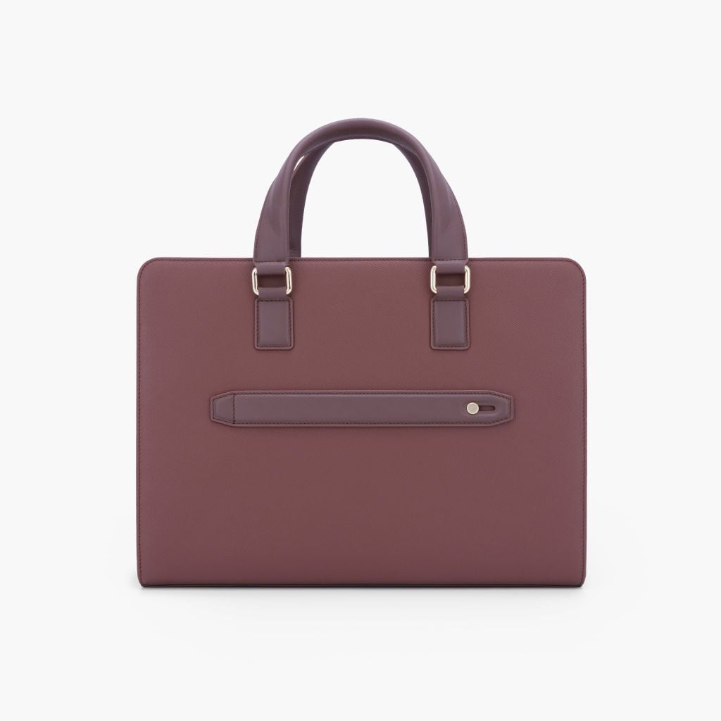 Cặp da tài liệu doanh nhân - Cặp da công sở NHATLEATHER - Cặp khoá số bảo mật form cứng - NCC-025