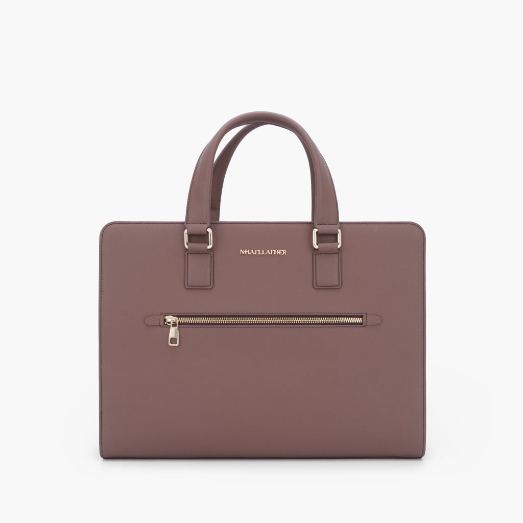 Cặp da tài liệu doanh nhân - Cặp da công sở NHATLEATHER - Cặp khoá số bảo mật form cứng - NCC-025