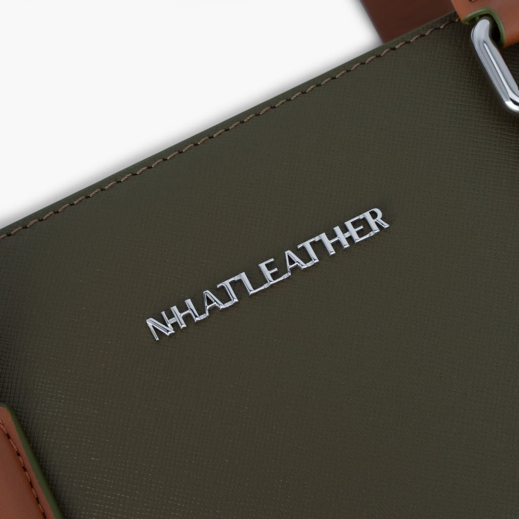 Cặp da tài liệu doanh nhân  NHATLEATHER - Cặp da công sở - Cặp khoá số bảo mật form cứng - NCC-026