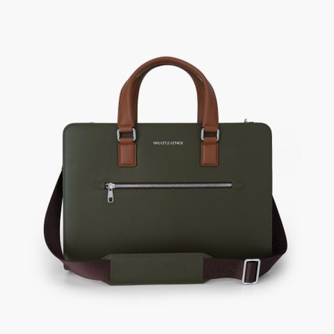 Cặp da tài liệu doanh nhân  NHATLEATHER - Cặp da công sở - Cặp khoá số bảo mật form cứng - NCC-026