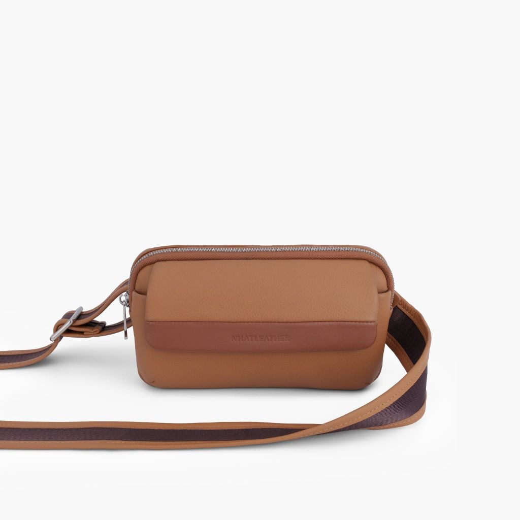 [Outlet] Túi Đeo Chéo, Đeo Hông Da Mini NHATLEATHER - Chất Liệu Da Bò - NCX-060