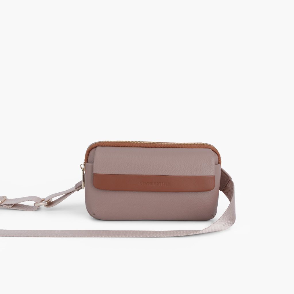 [Outlet] Túi đeo hông da NHATLEATHER - Túi đeo chéo da mini - Túi đeo hông cho nữ - NCX-060C