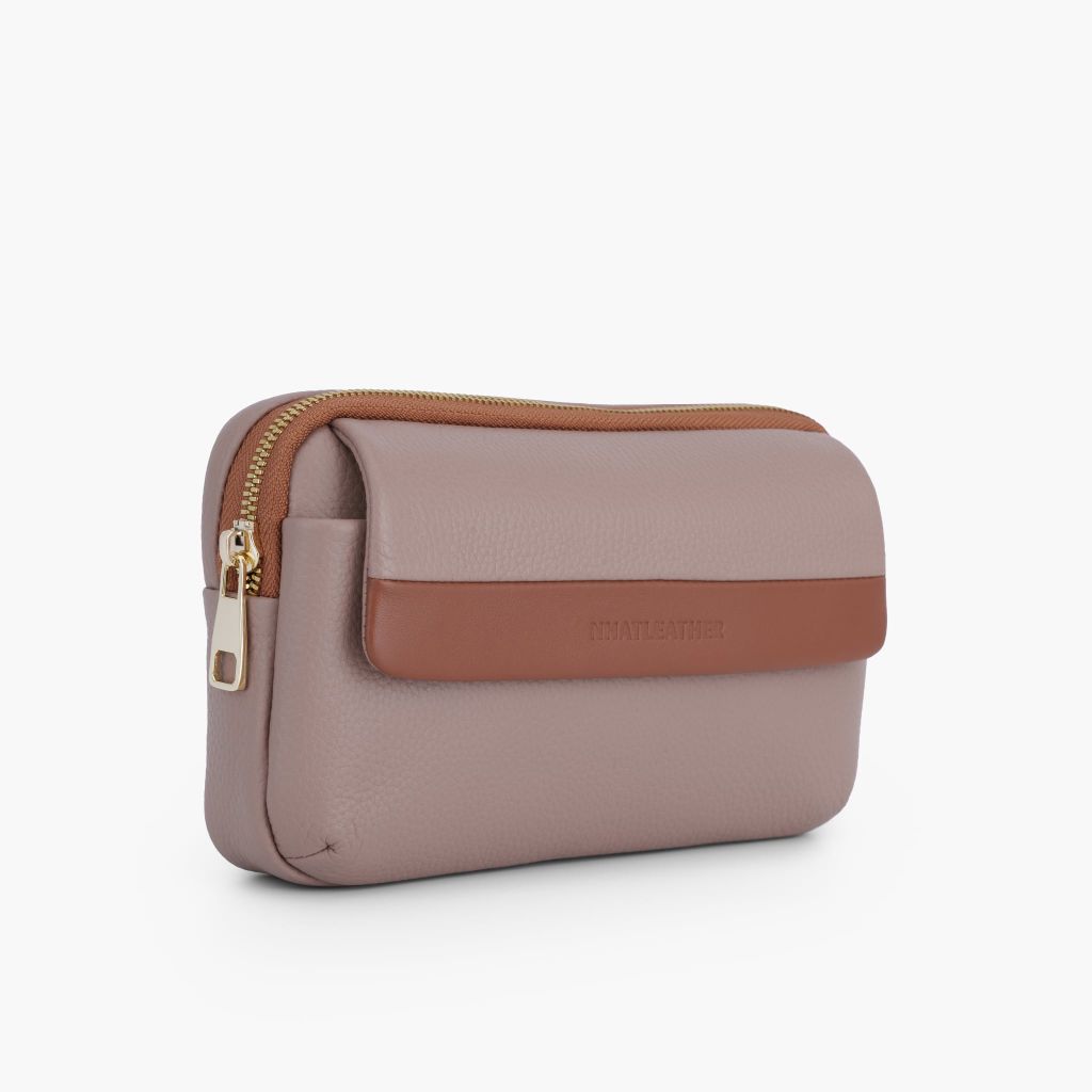 [Outlet] Túi đeo hông da NHATLEATHER - Túi đeo chéo da mini - Túi đeo hông cho nữ - NCX-060C
