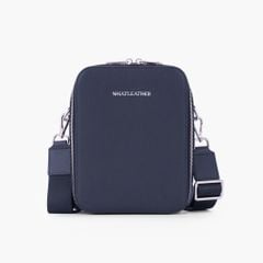 Tui da đeo chéo NHATLEATHER - Túi chéo form chữ nhật dáng đứng - NCX-062