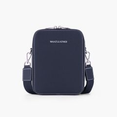 Tui da đeo chéo NHATLEATHER - Túi chéo form chữ nhật dáng đứng - NCX-062